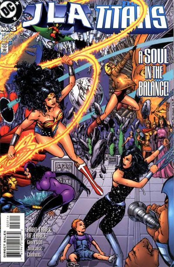 JLA / Titans #3 cover