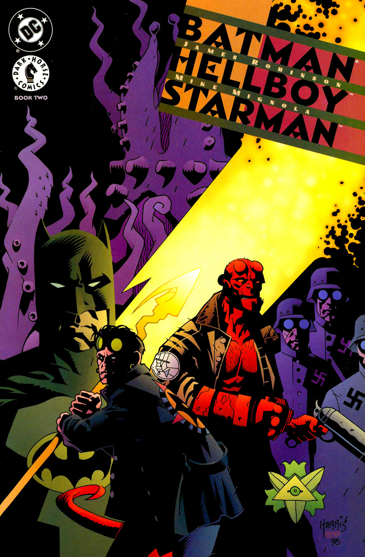Batman / Hellboy / Starman #2 cover