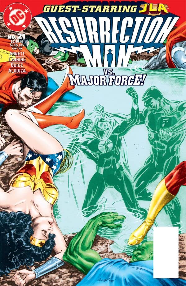 Resurrection Man #21 cover