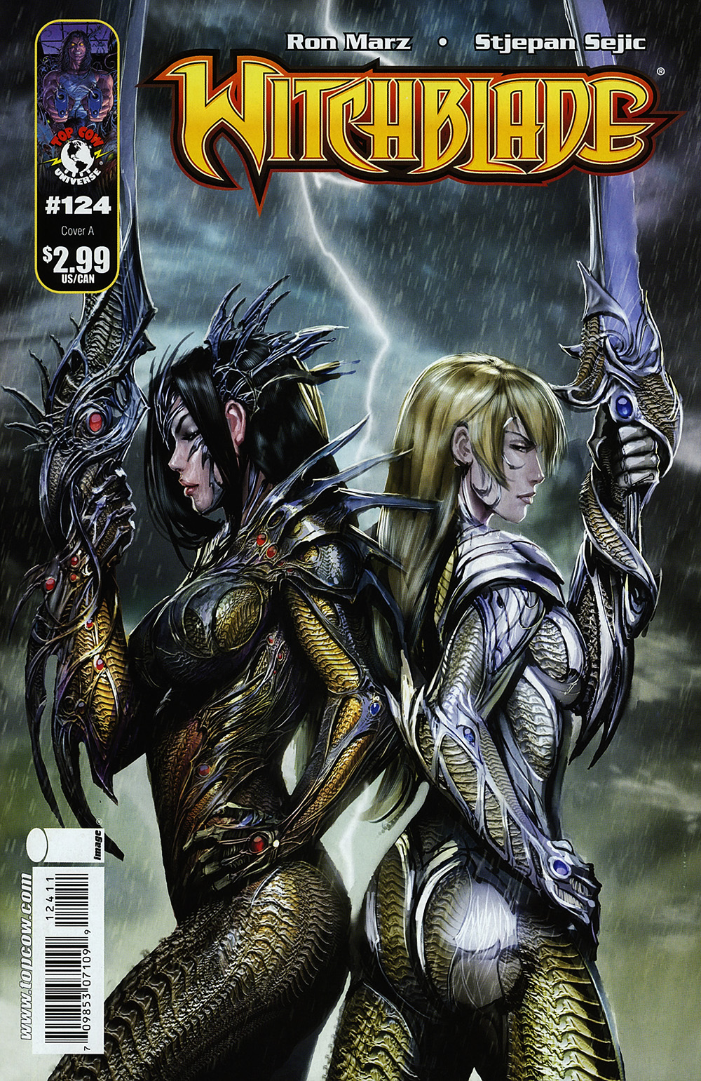 Witchblade #124 cover