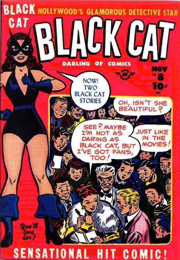 Black Cat Comics #8 cover