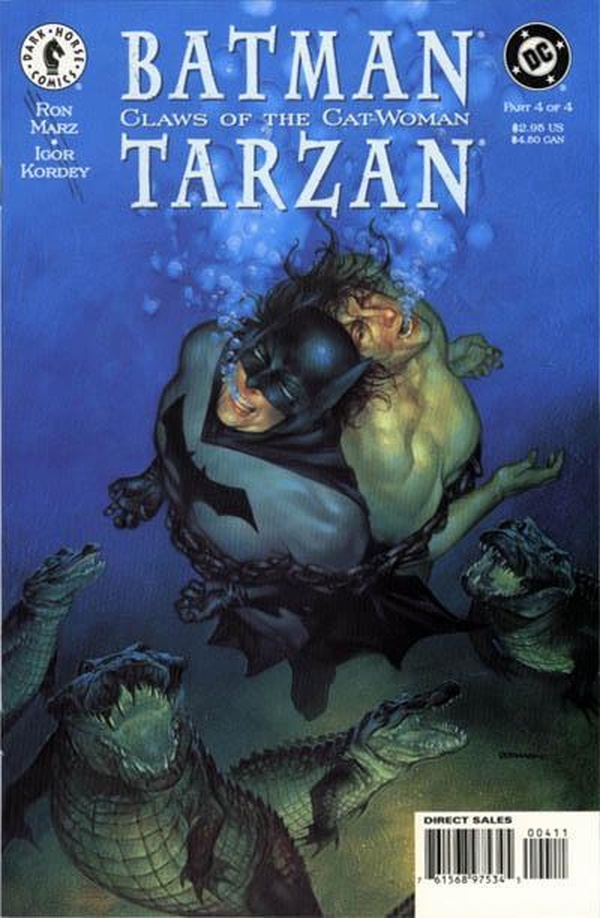 Batman / Tarzan: Claws of the Cat-Woman #4 cover