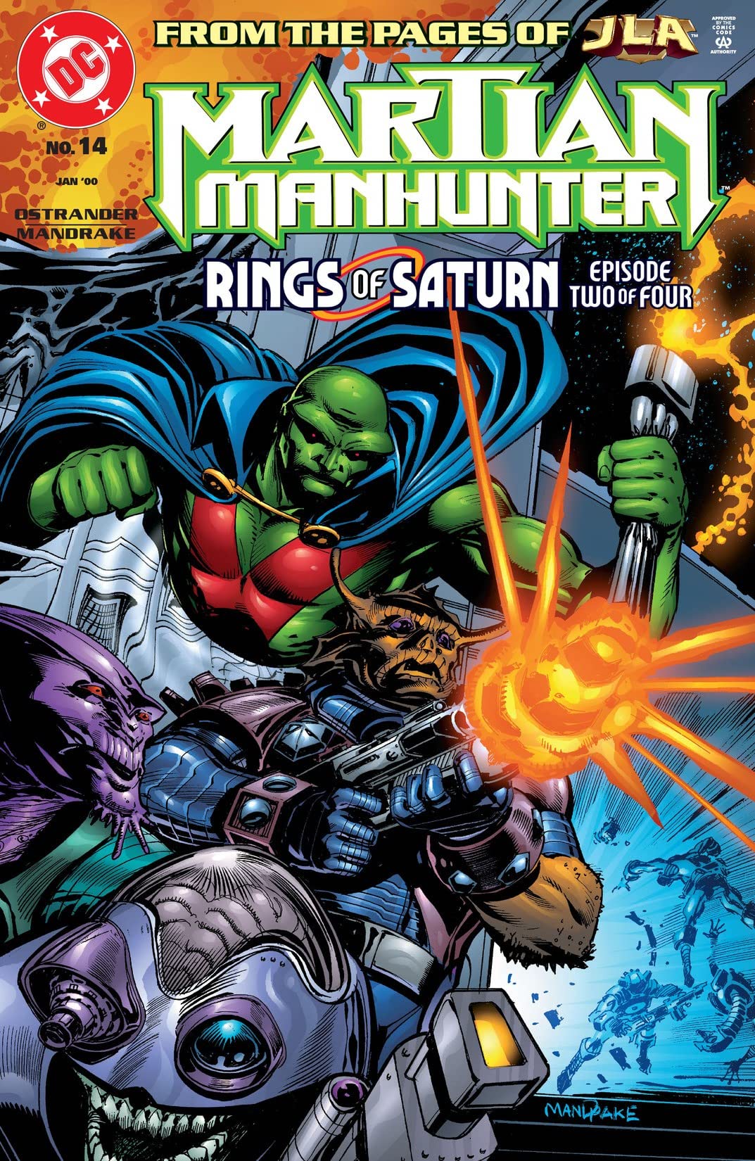 Martian Manhunter #14 cover