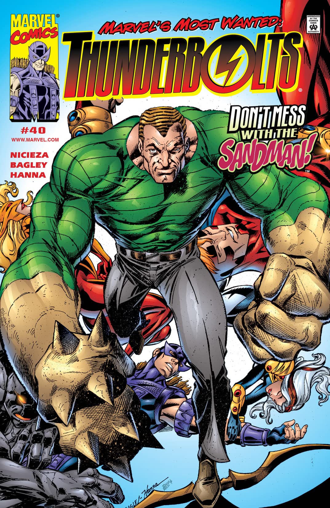 Thunderbolts #40 cover