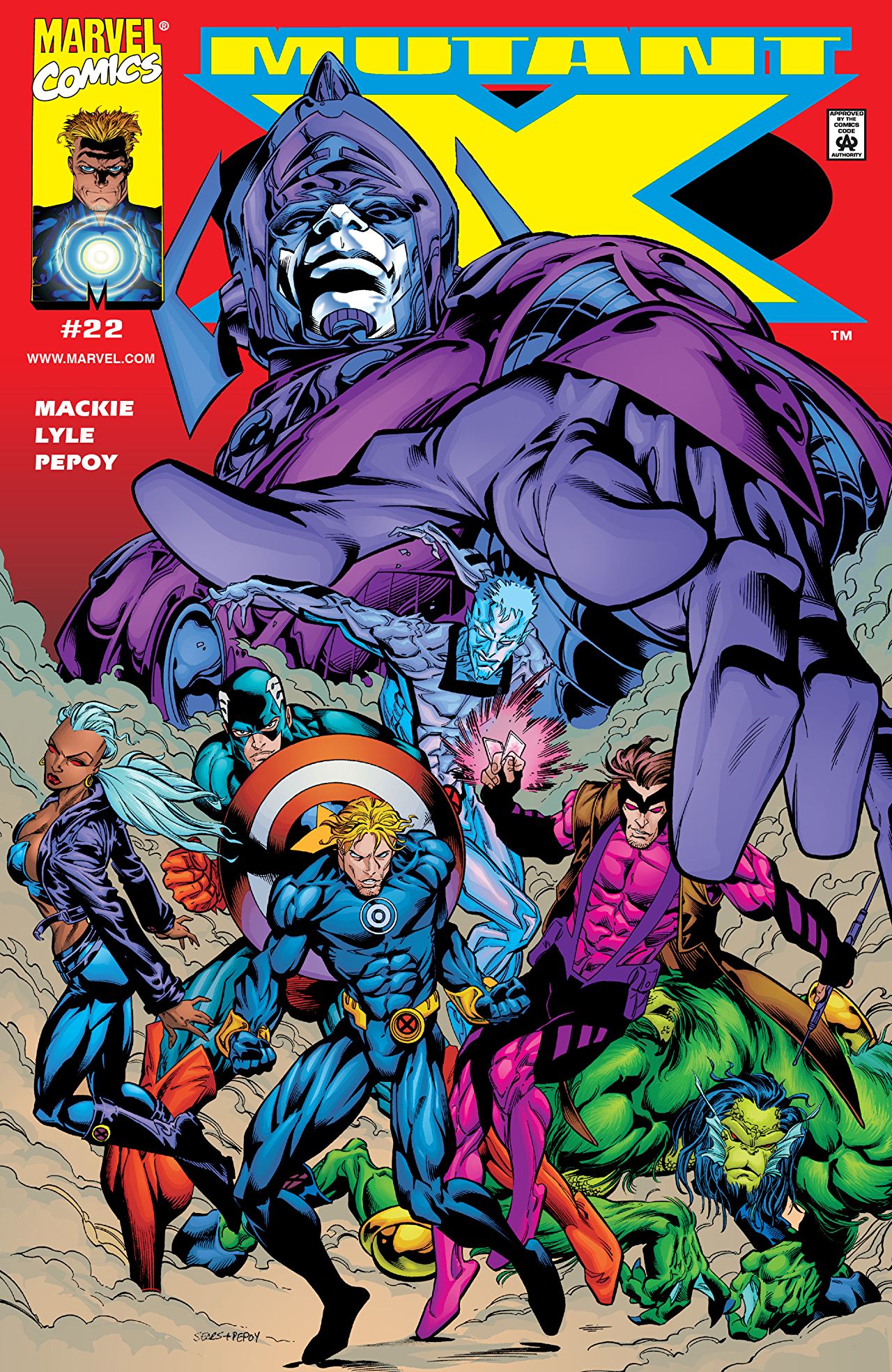 Mutant X #22 cover