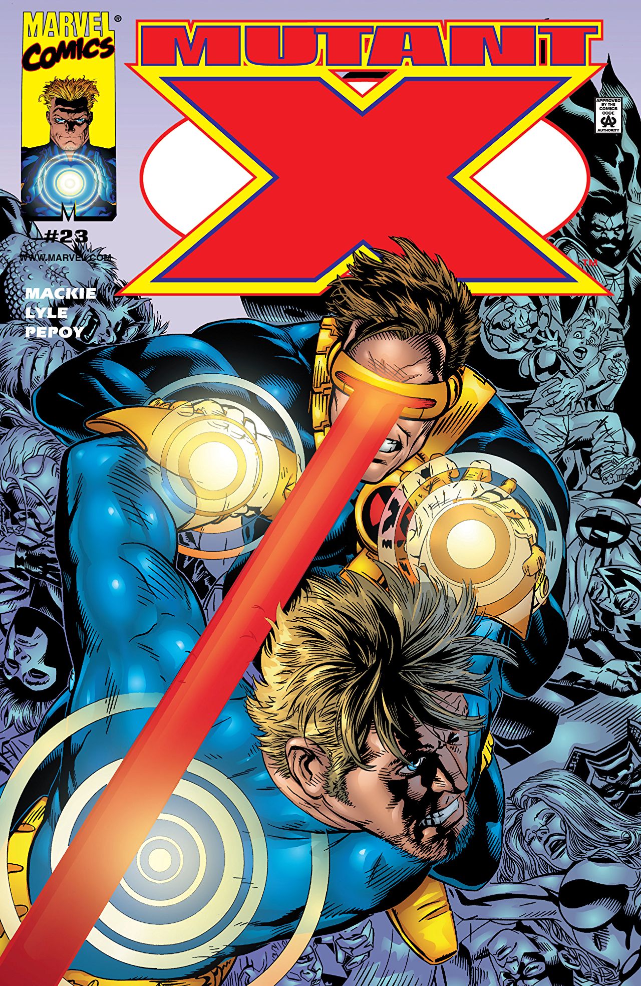 Mutant X #23 cover