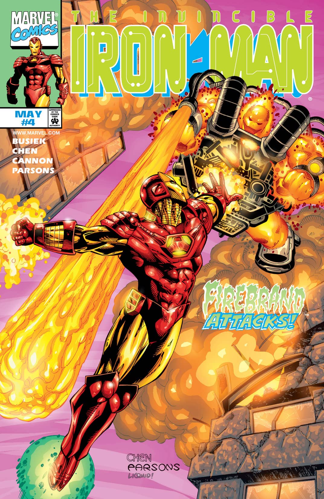 Iron Man #4 cover