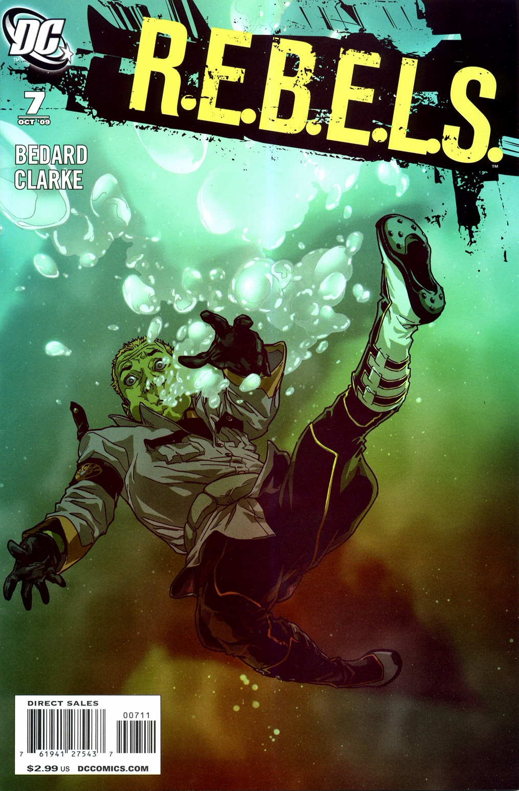 R.E.B.E.L.S. #7 cover