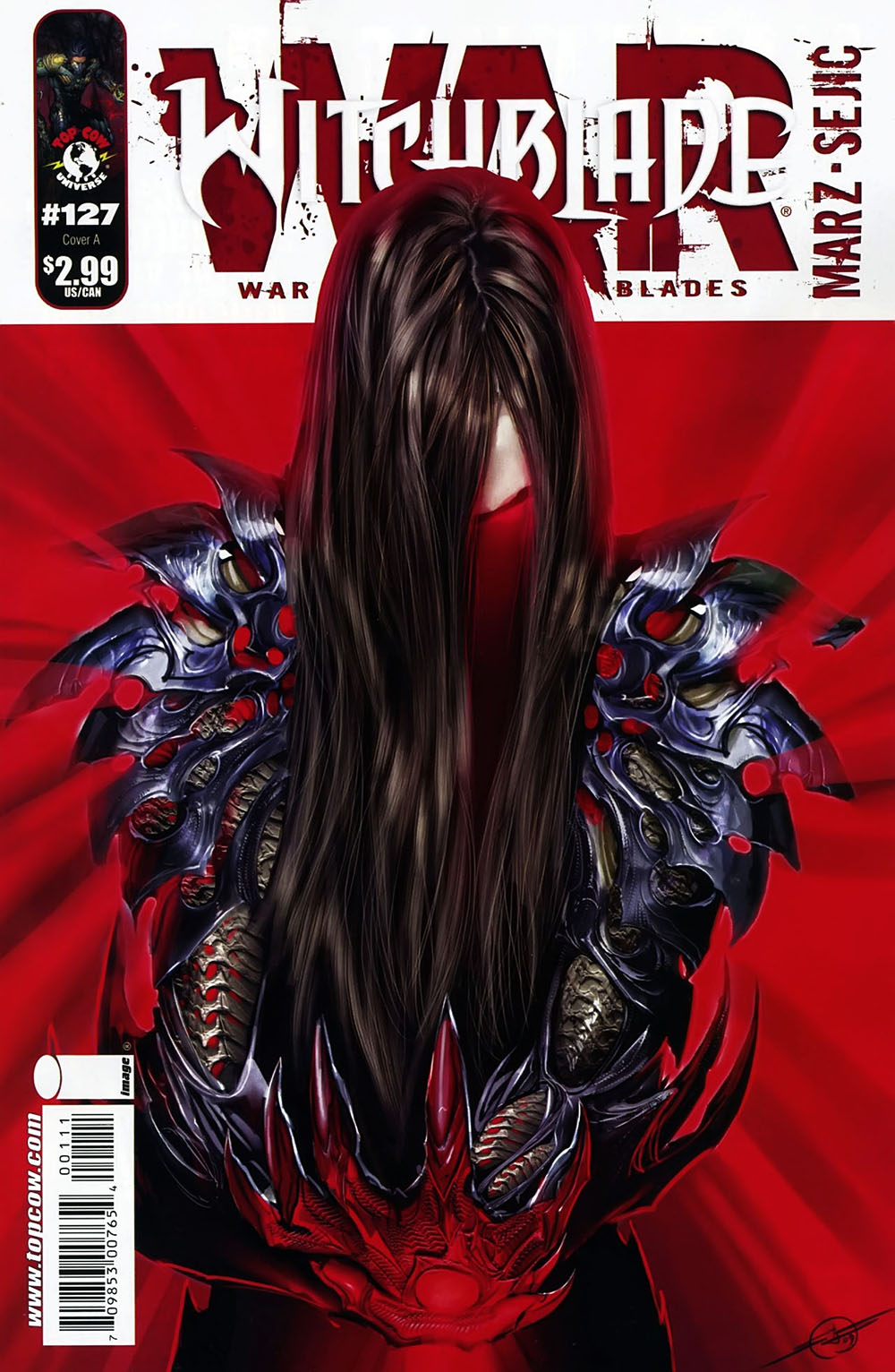 Witchblade #127 cover