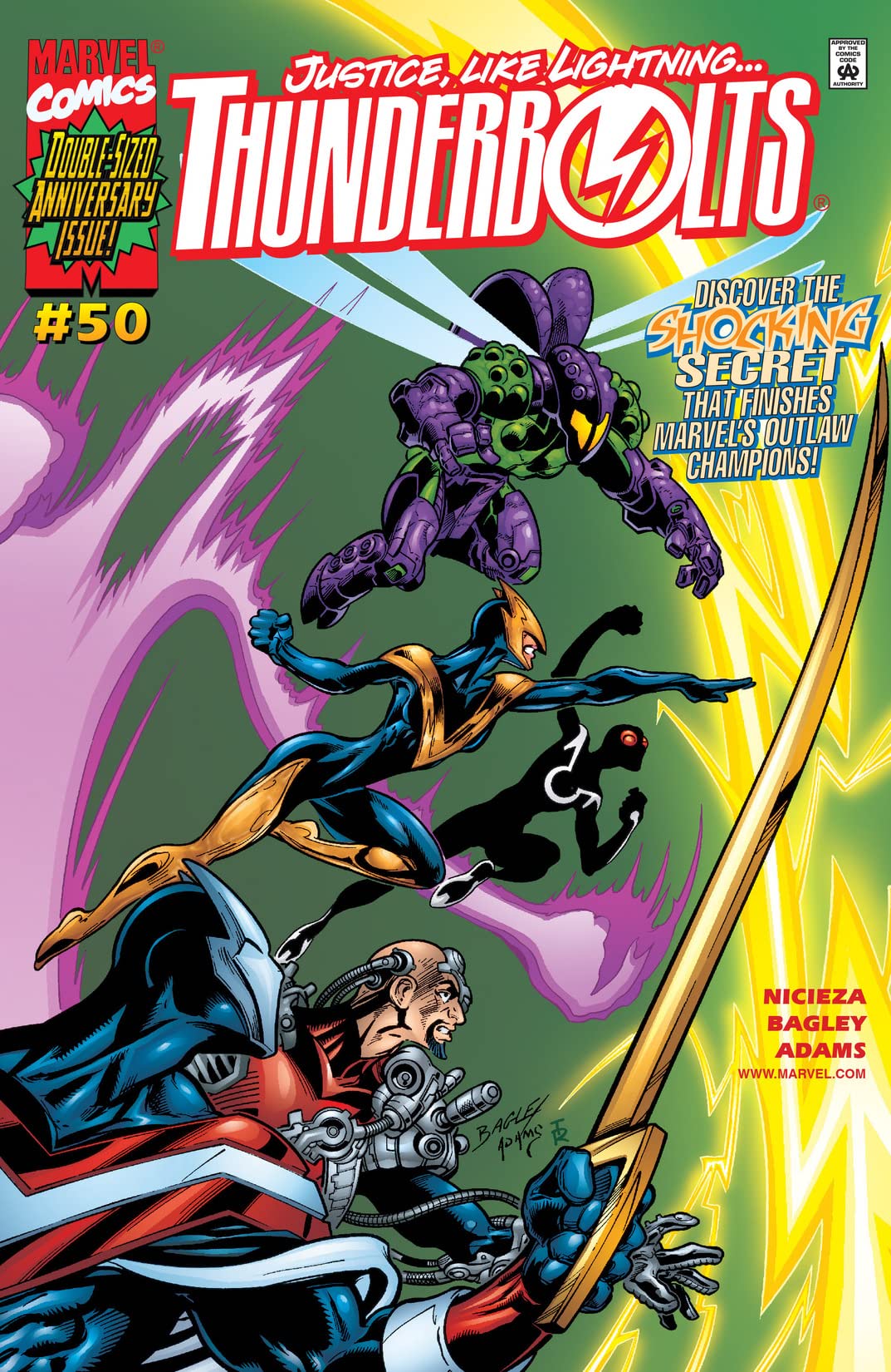 Thunderbolts #50 cover