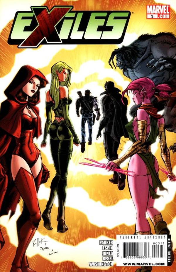 Exiles #3 cover