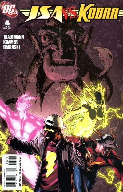 JSA vs. Kobra #4 cover