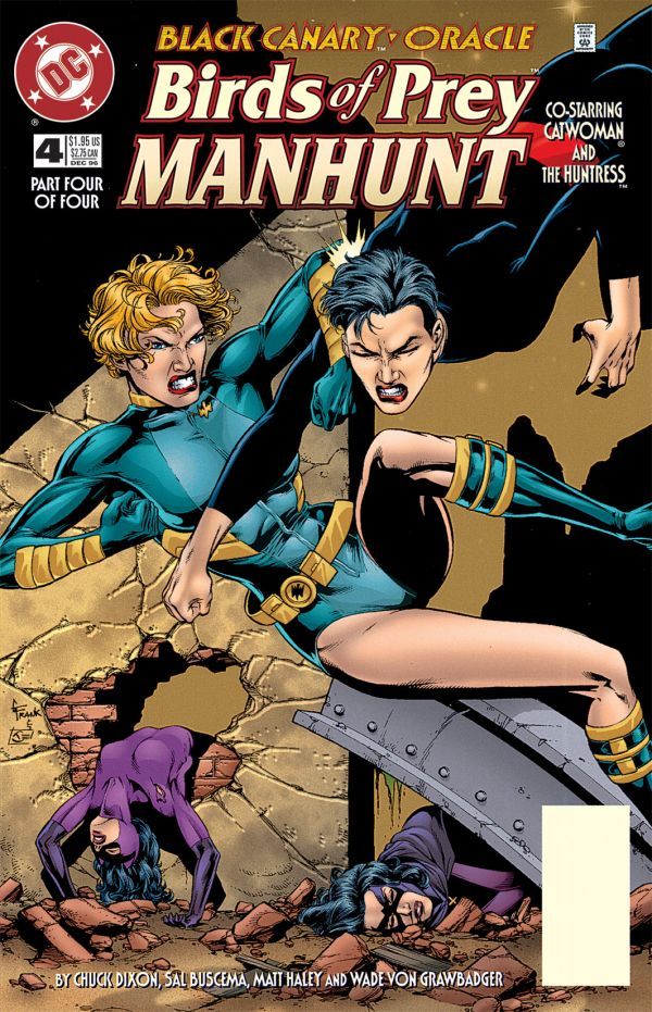 Birds of Prey: Manhunt #4 cover
