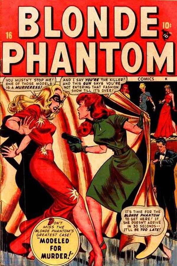 Blonde Phantom Comics #16 cover