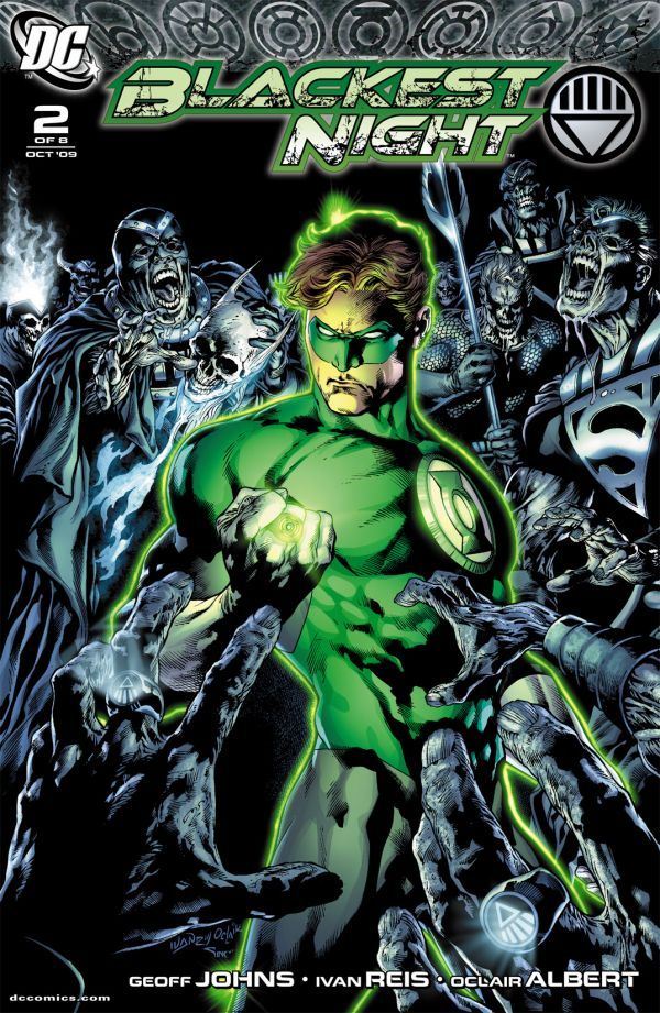 Blackest Night #2 cover