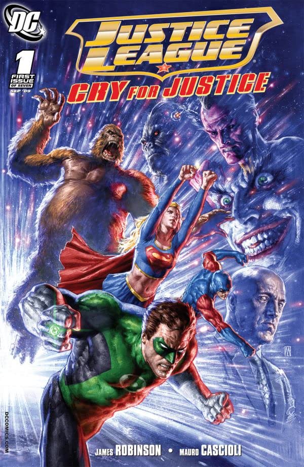 Justice League: Cry for Justice #1 cover