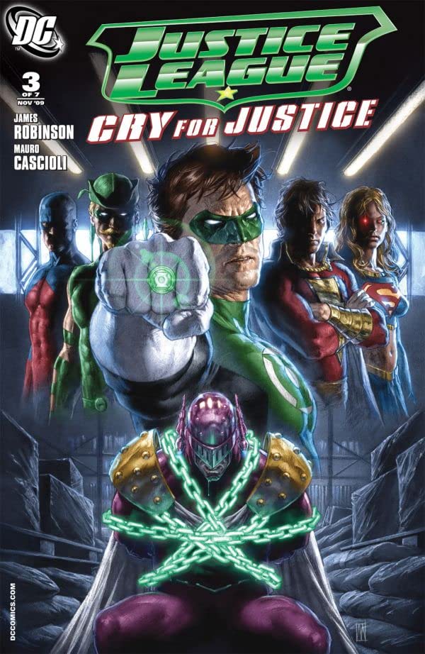 Justice League: Cry for Justice #3 cover