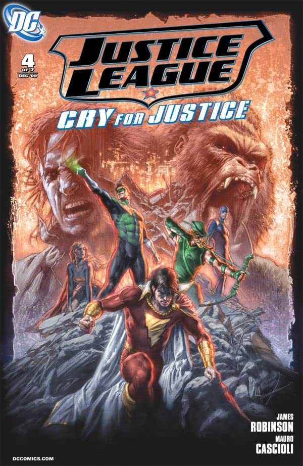 Justice League: Cry for Justice #4 cover
