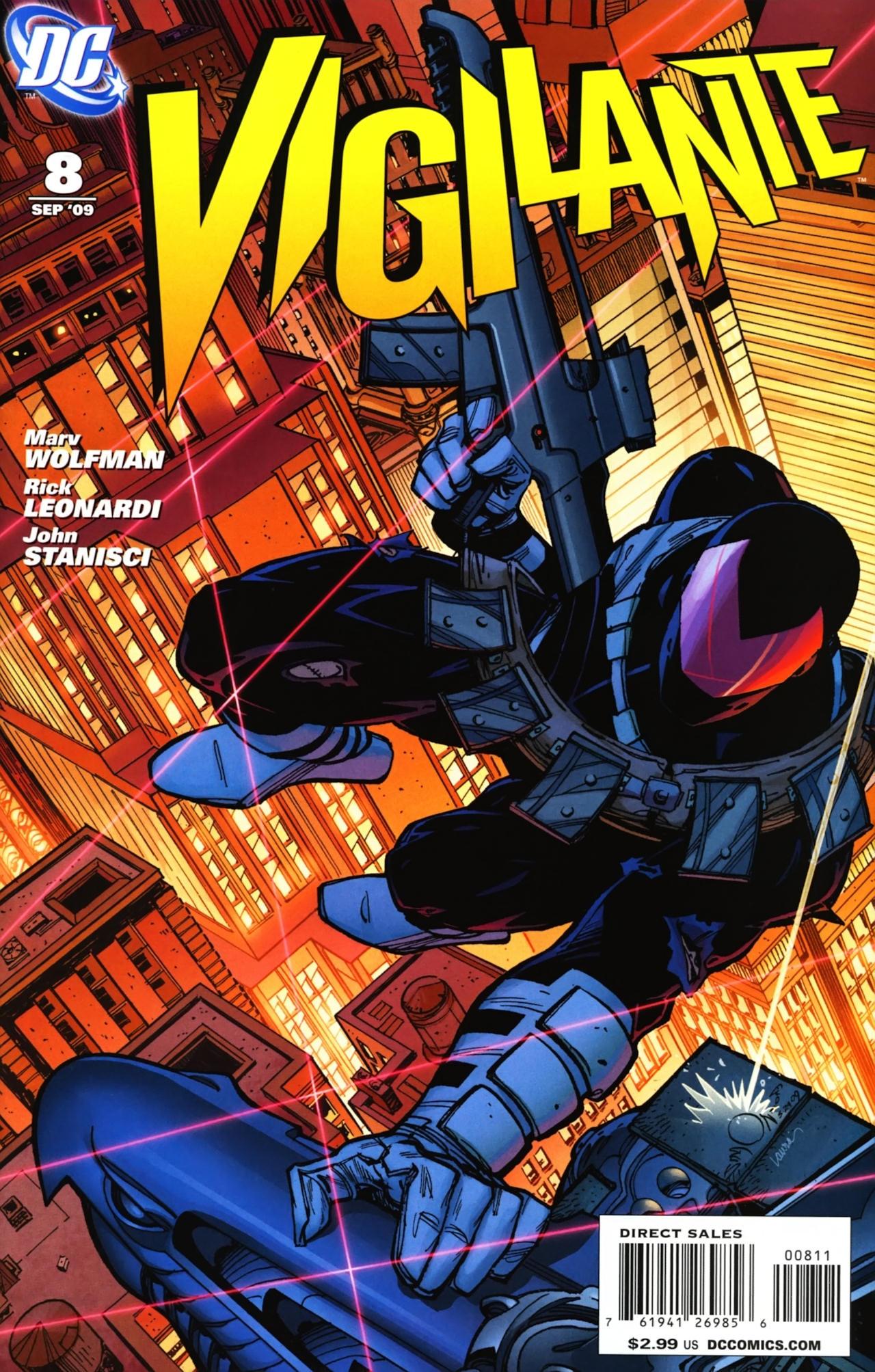 Vigilante #8 cover