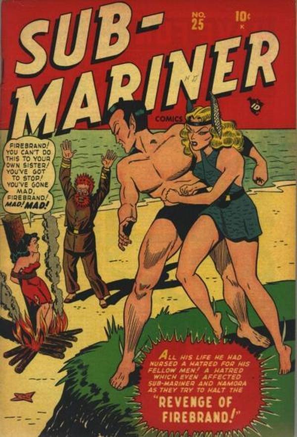 Sub-Mariner Comics #25 cover