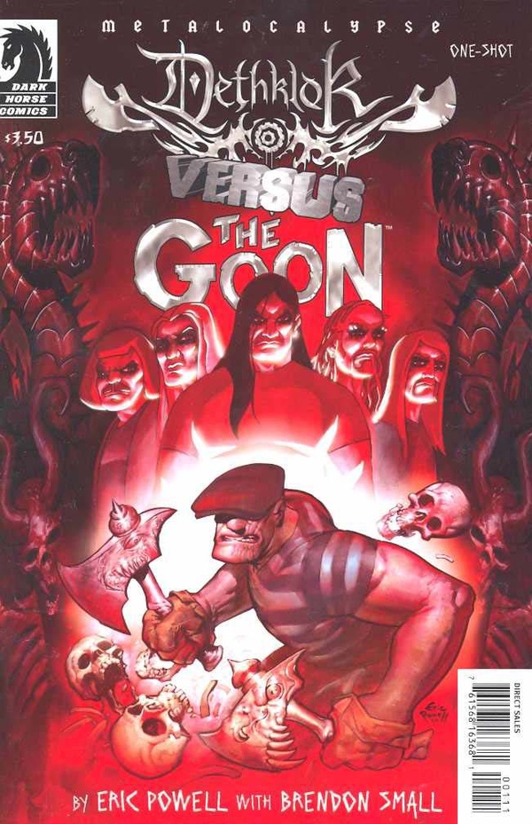 Dethklok vs. The Goon #[nn] cover