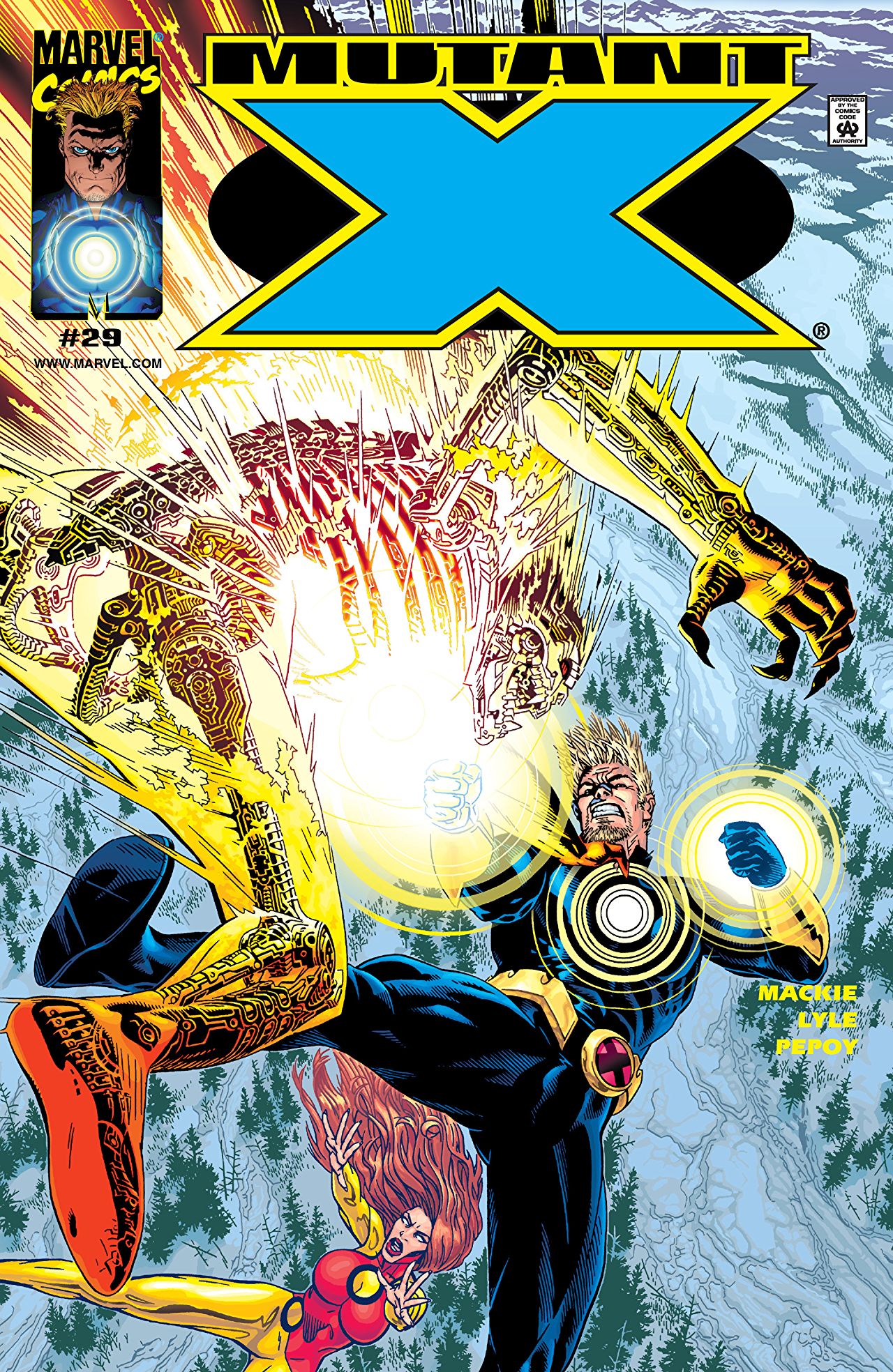 Mutant X #29 cover