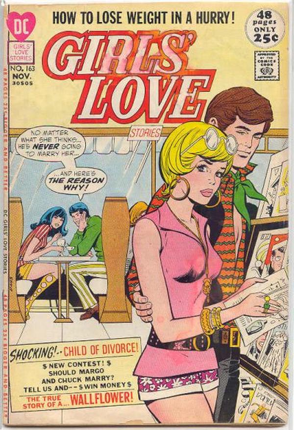 Girls' Love Stories #163 cover
