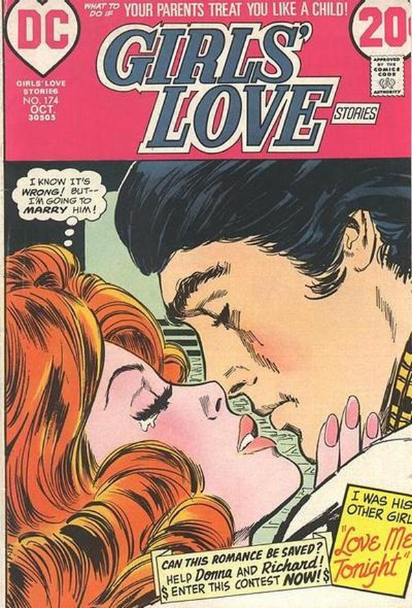 Girls' Love Stories #174 cover