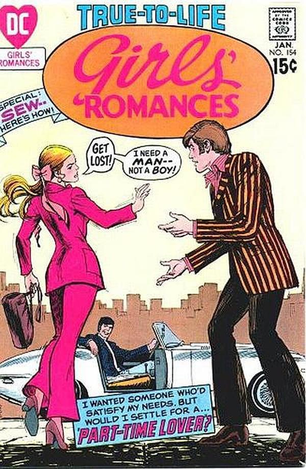 Girls' Romances #154 cover