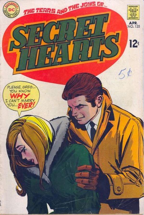 Secret Hearts #135 cover