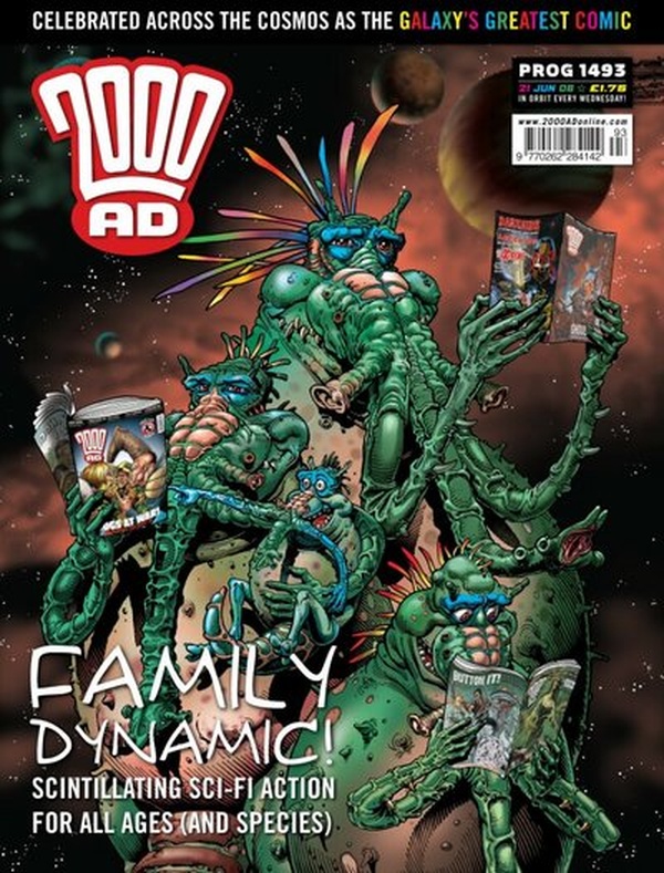 2000 AD #1493 cover