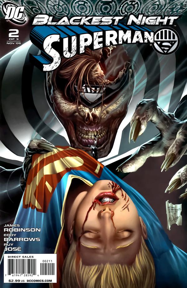 Blackest Night: Superman #2 cover
