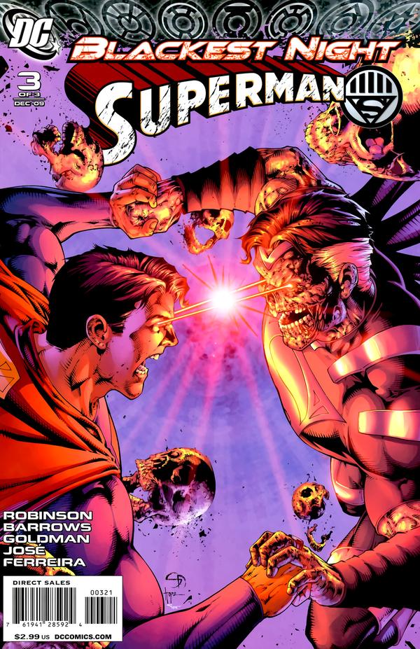 Blackest Night: Superman #3 cover
