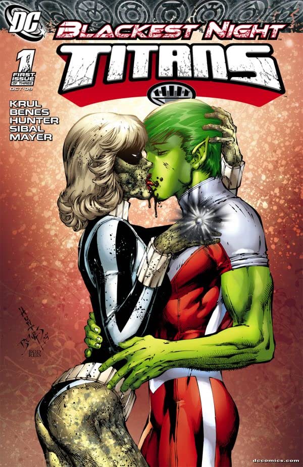 Blackest Night: Titans #1 cover