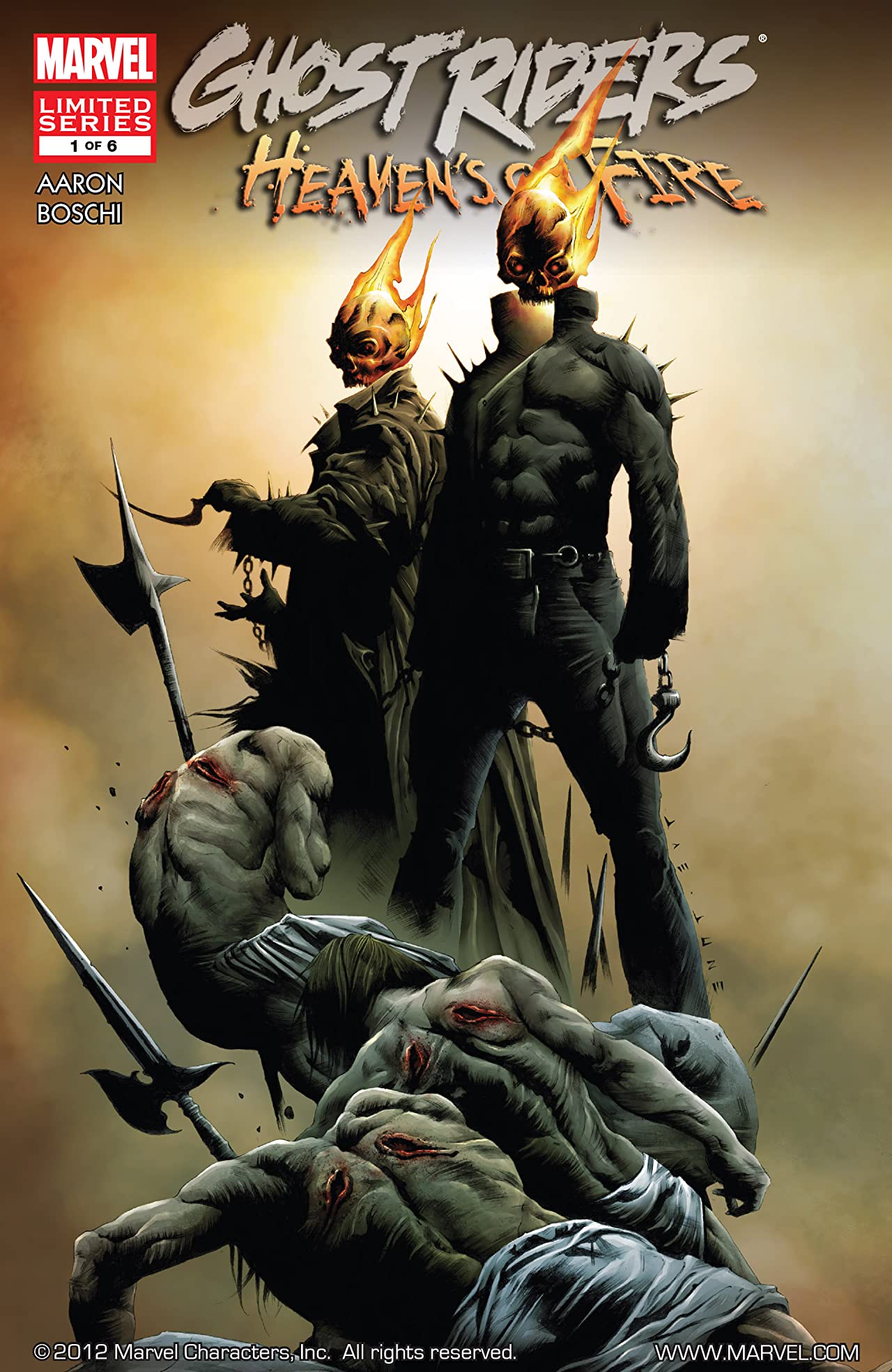 Ghost Riders: Heaven's on Fire #1 cover