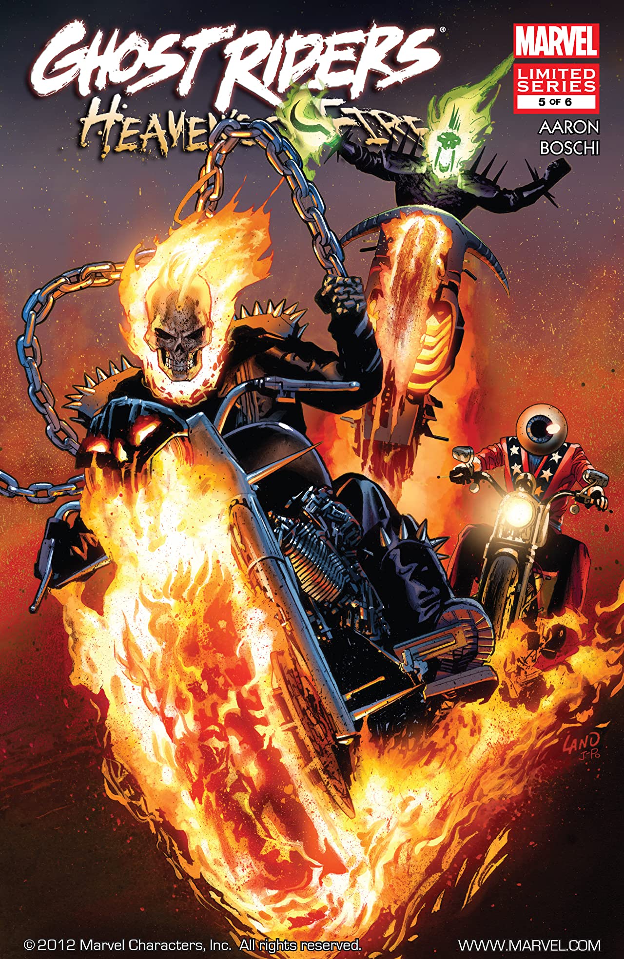 Ghost Riders: Heaven's on Fire #5 cover
