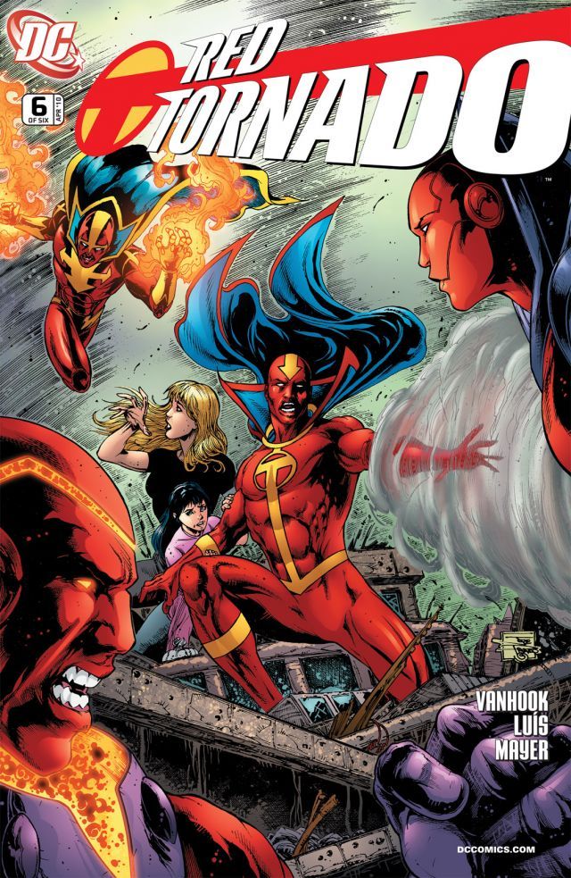 Red Tornado #6 cover