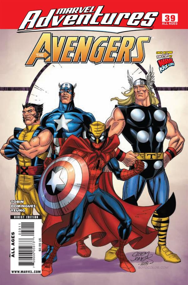 Marvel Adventures The Avengers #39 cover