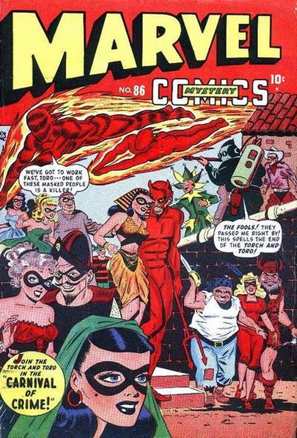 Marvel Mystery Comics #86 cover