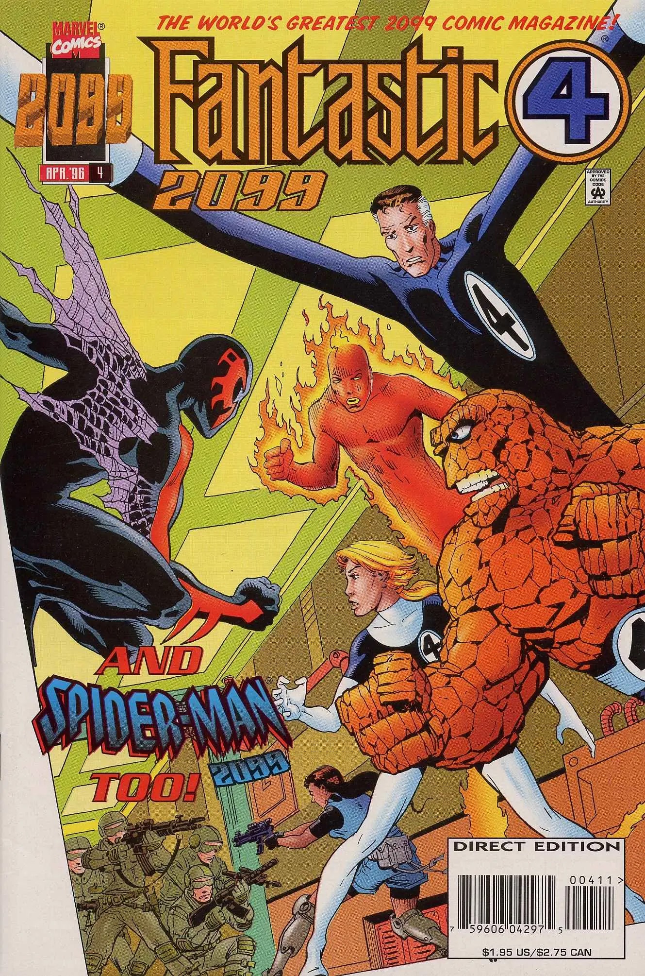 Fantastic Four 2099 #4 cover