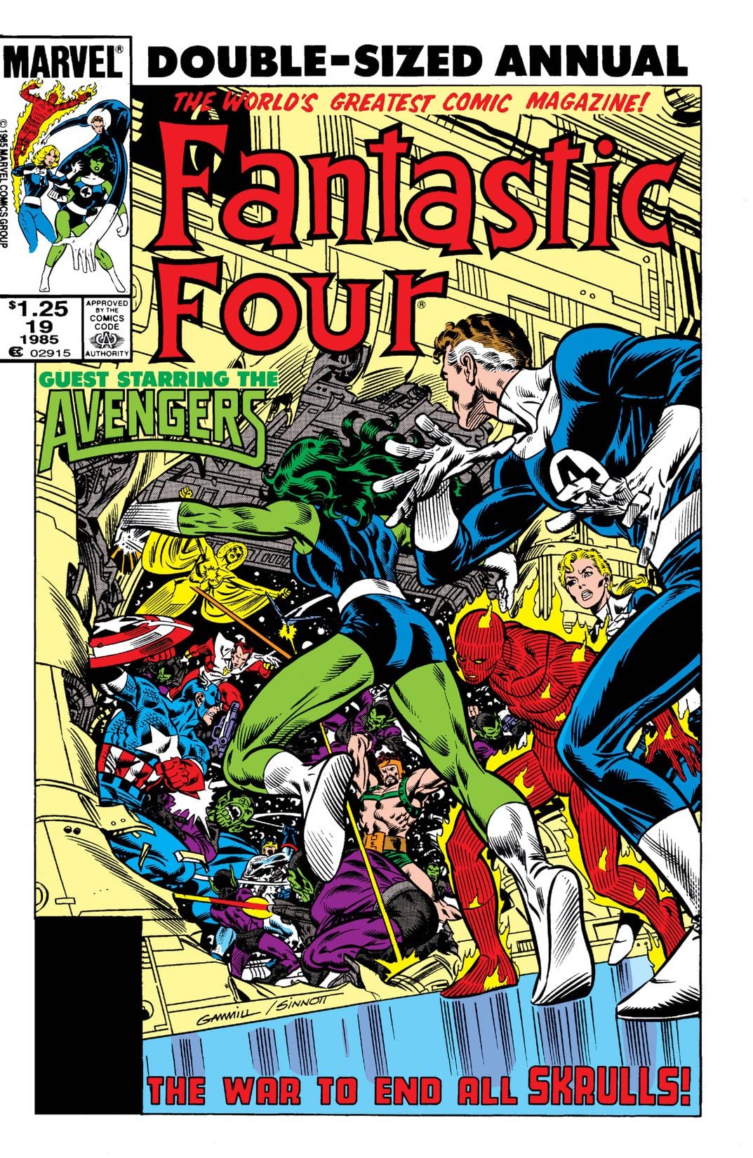 Fantastic Four Annual #19 cover