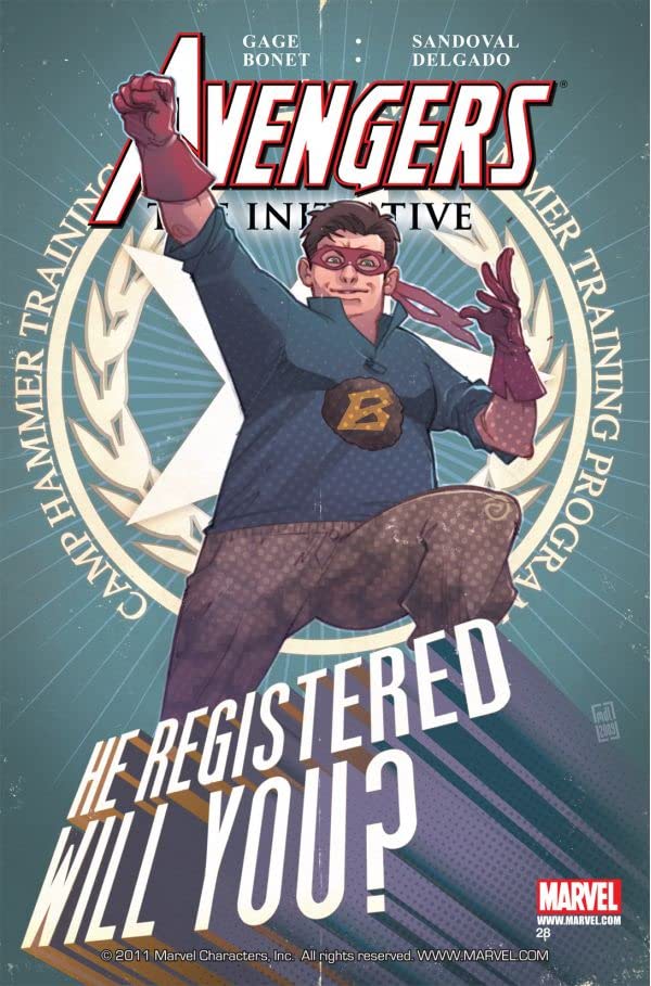 Avengers: The Initiative #28 cover