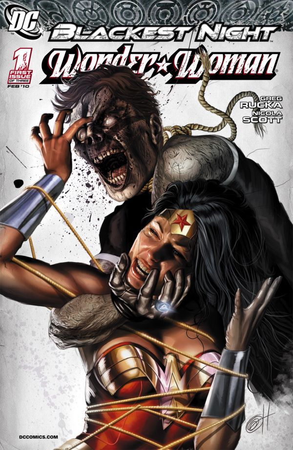 Blackest Night: Wonder Woman #1 cover