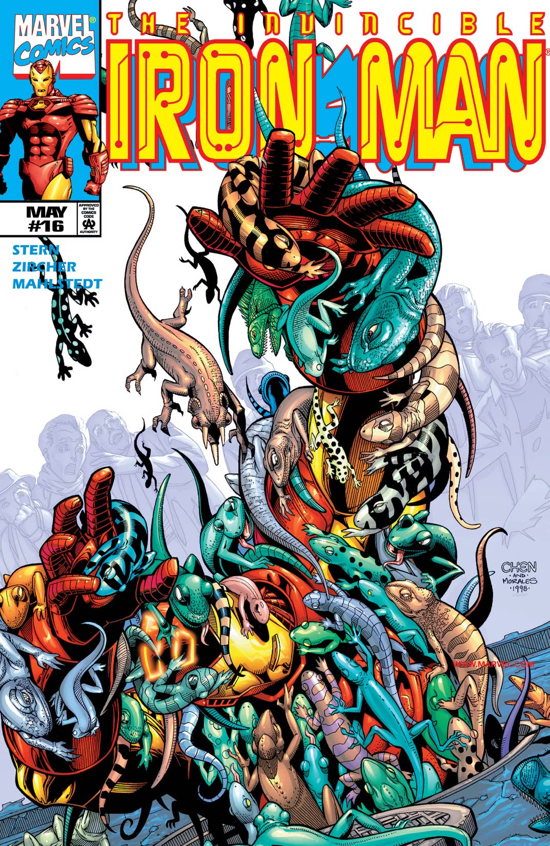 Iron Man #16 cover