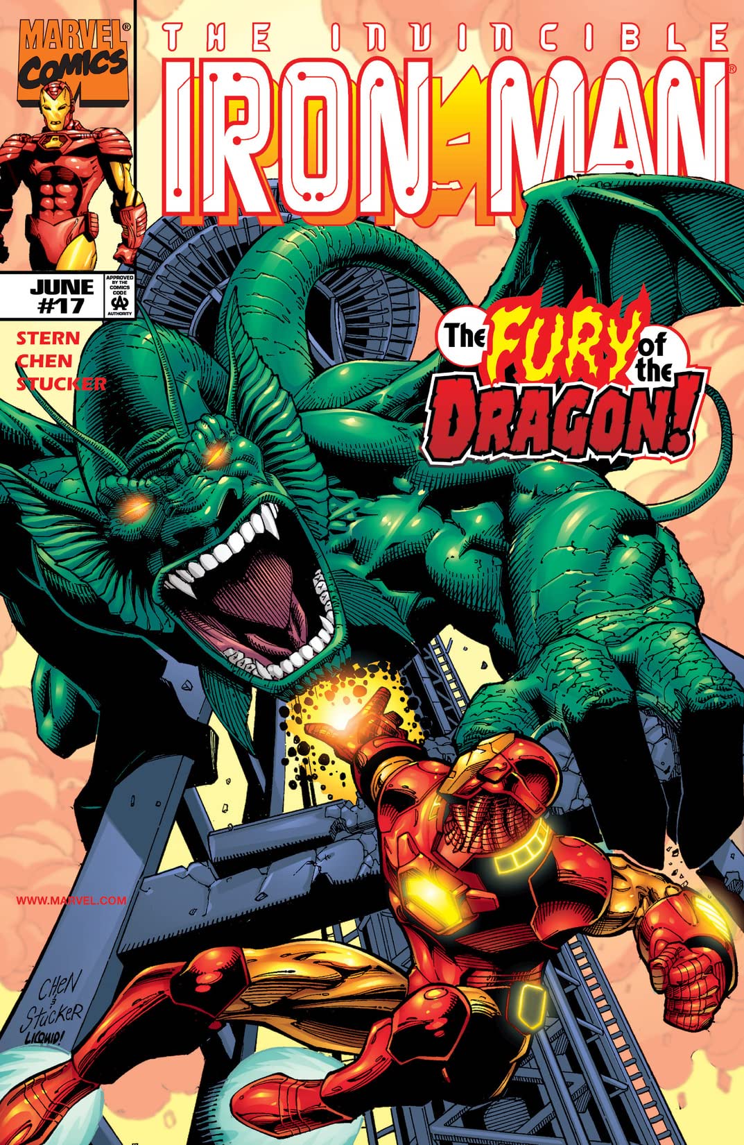 Iron Man #17 cover