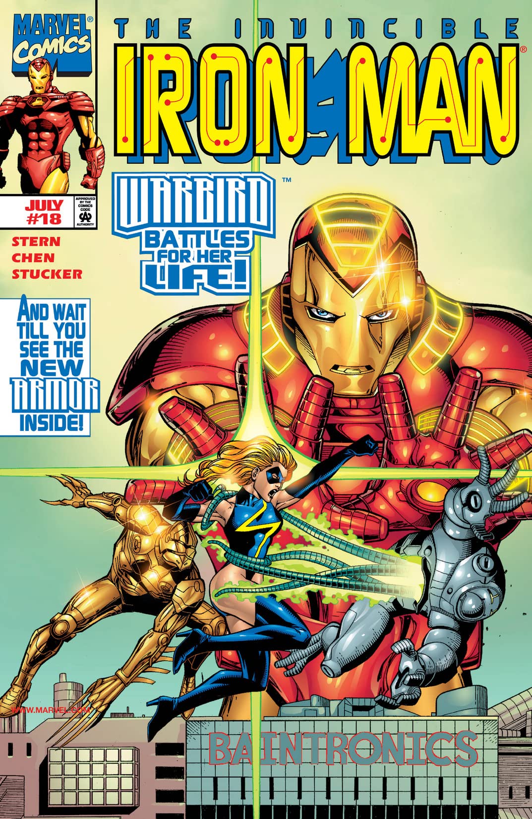 Iron Man #18 cover
