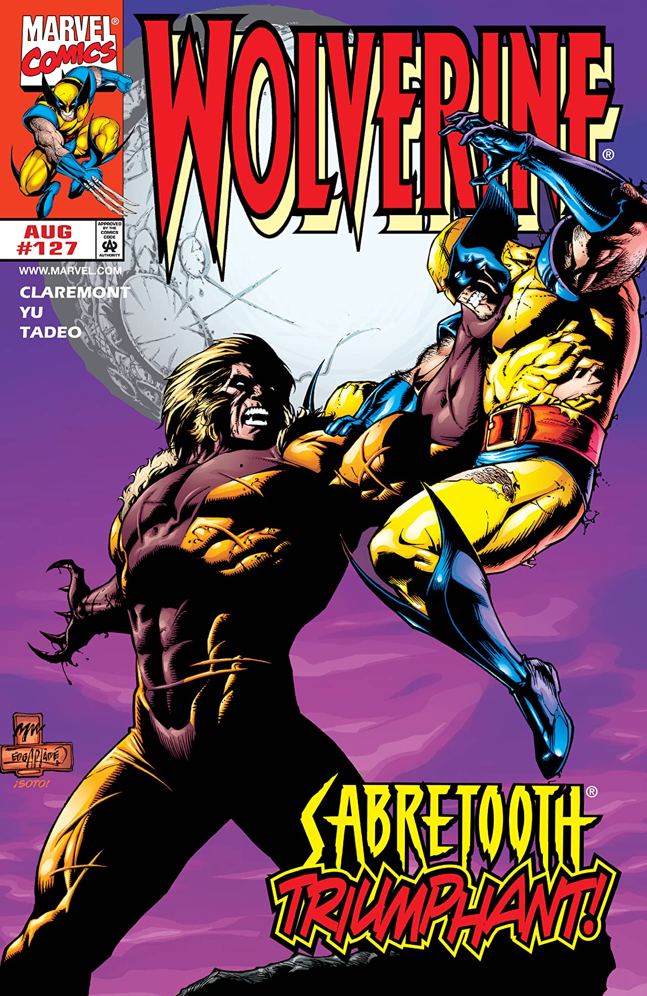 Wolverine #127 cover