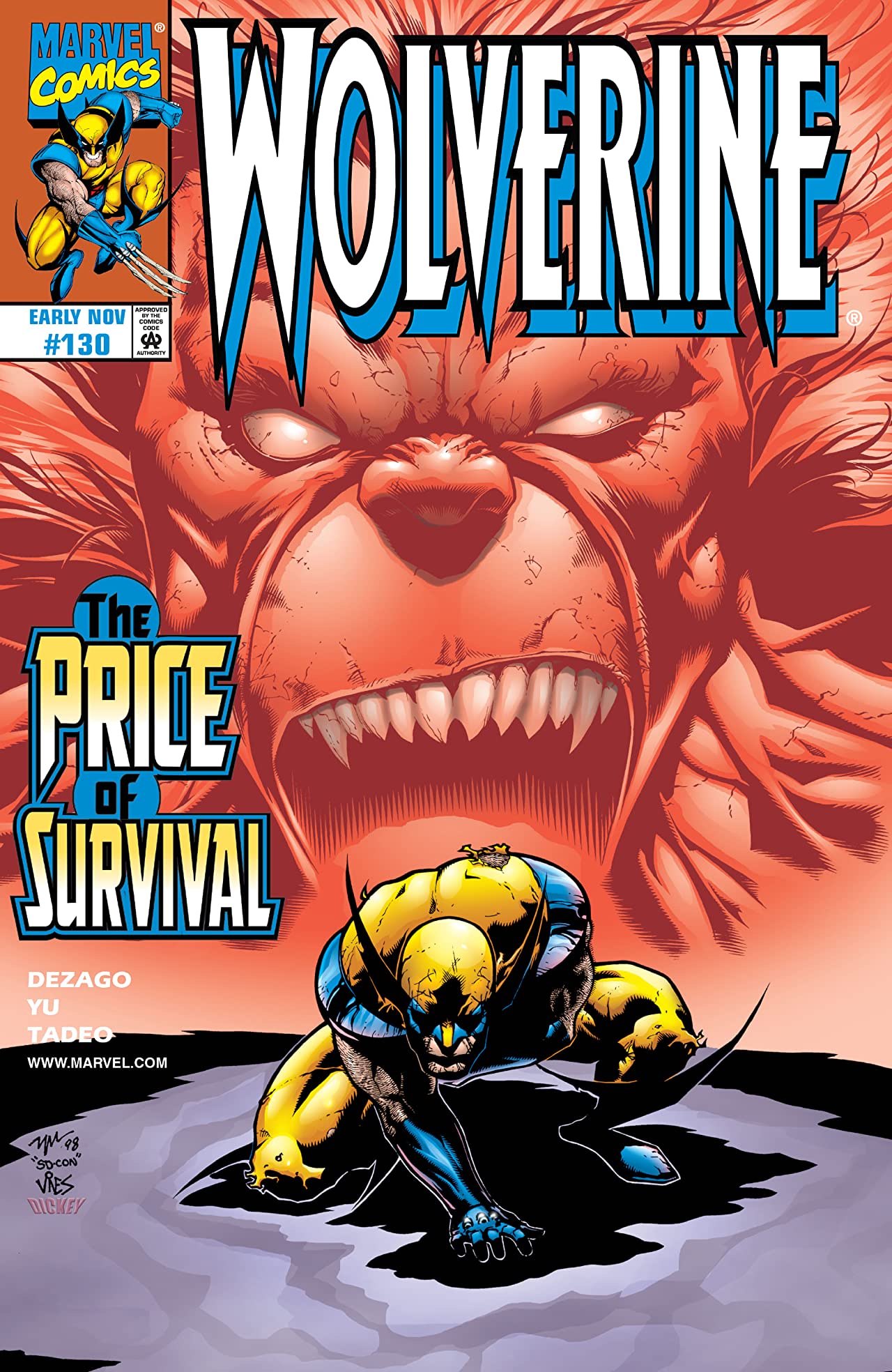 Wolverine #130 cover