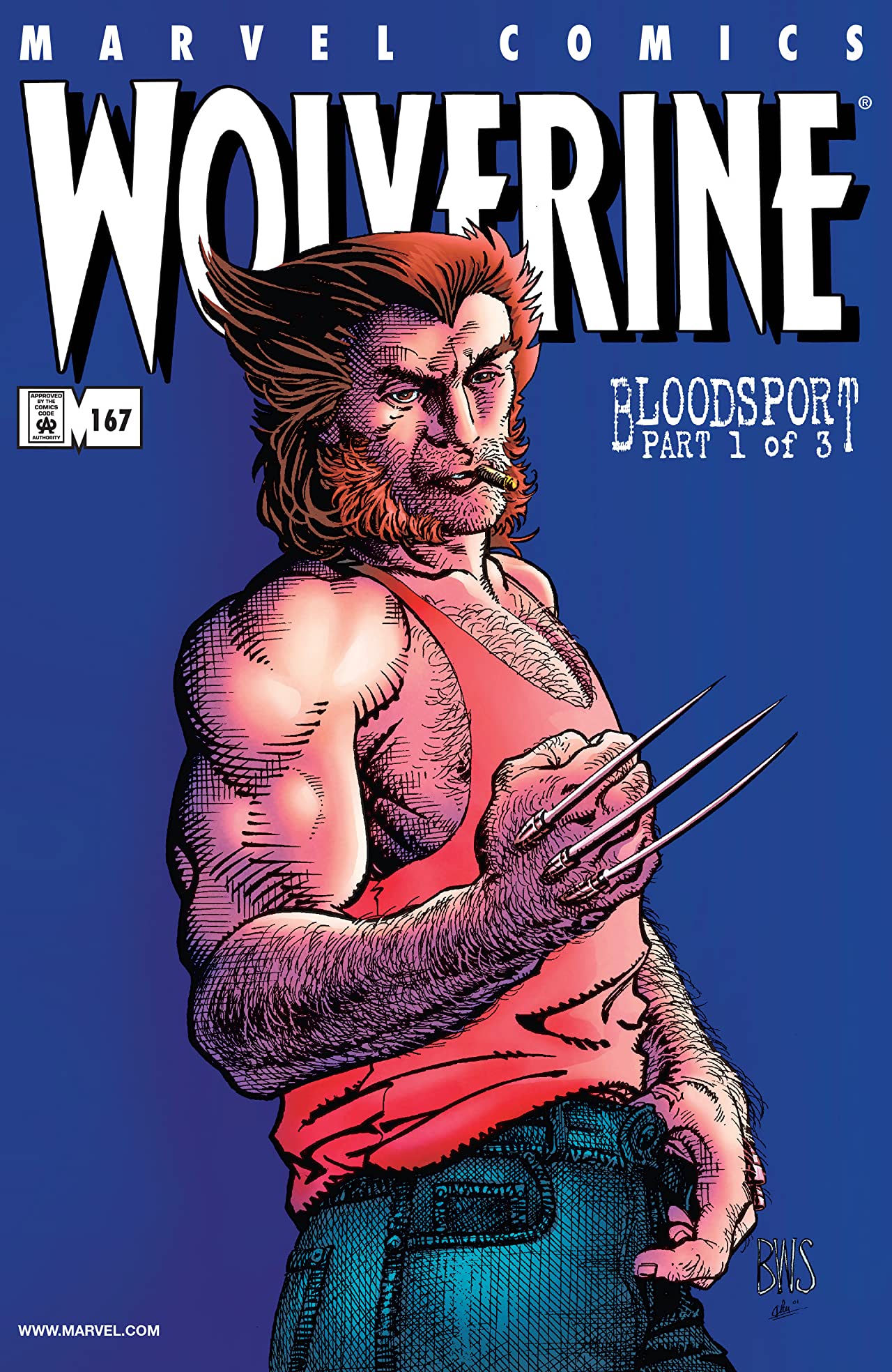 Wolverine #167 cover