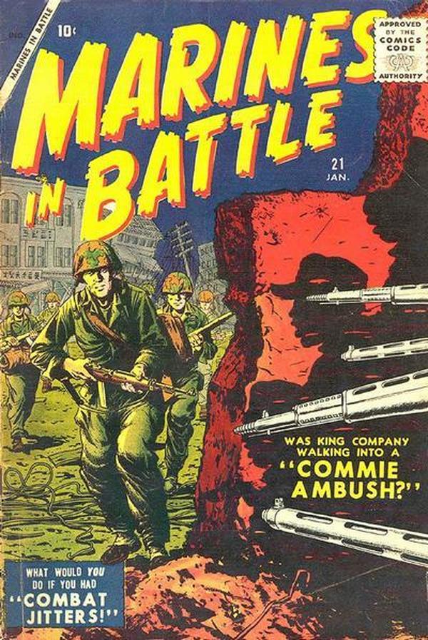 Marines in Battle #21 cover